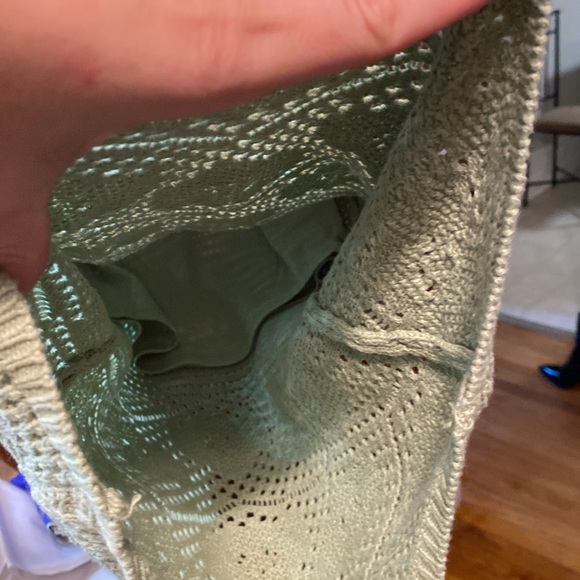 Beautiful sage Sweet Republic crochet midi dress 😍😍😍 - Picture 10 of 12